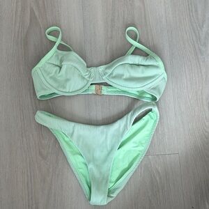 Kulani Kinis Light Green Bikini Set